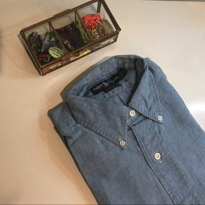 Ralph Lauren Blaire 100% Cotton Button Up NWOT